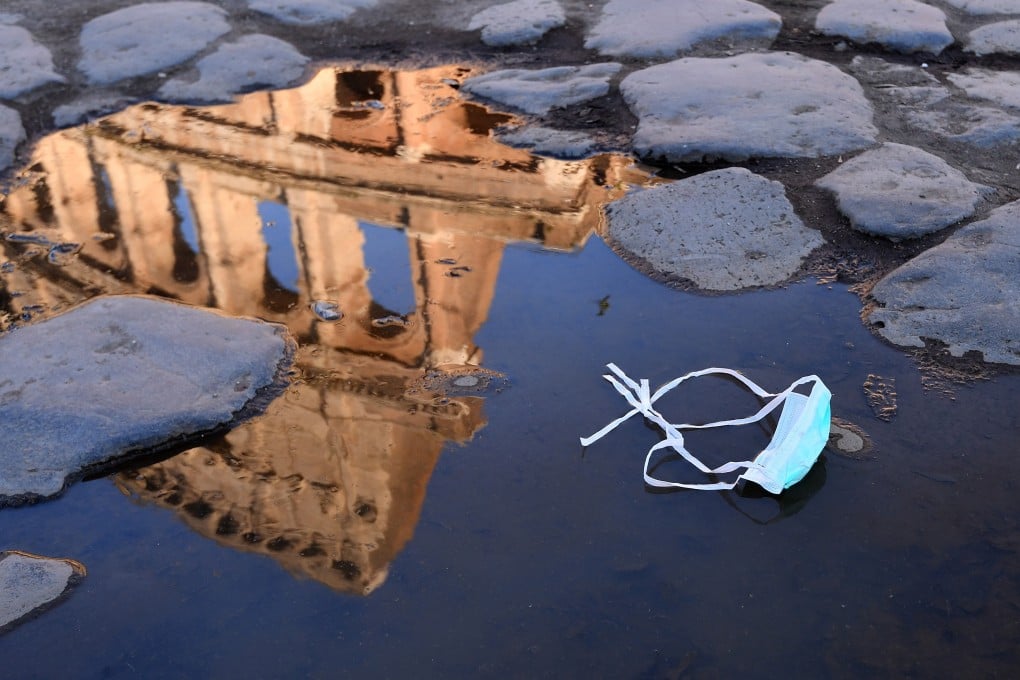The Colosseum will be closed following the government's new prevention measures on public gatherings in Rome on Sunday, March 8, 2020. Photo: AP