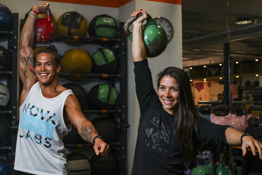 Ant Haynes and Victoria Campos train at Coastal and Asphodel respectively. Photo: Xiaomei Chen