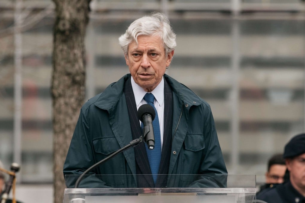 Rick Cotton, executive director of the Port Authority of New York and New Jersey, speaks during a ceremony in February to commemorate the 1993 World Trade Centre bombing. Photo: AFP