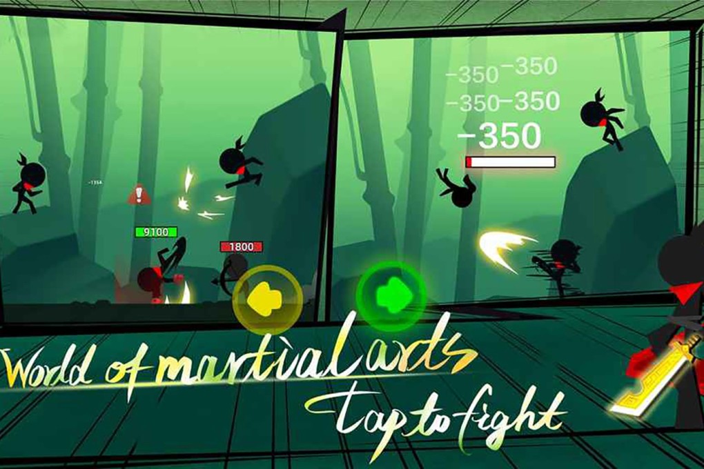 A screenshot of martial arts-themed casual mobile game Combat of Hero, published by ByteDance subsidiary Ohayoo. Photo: Handout