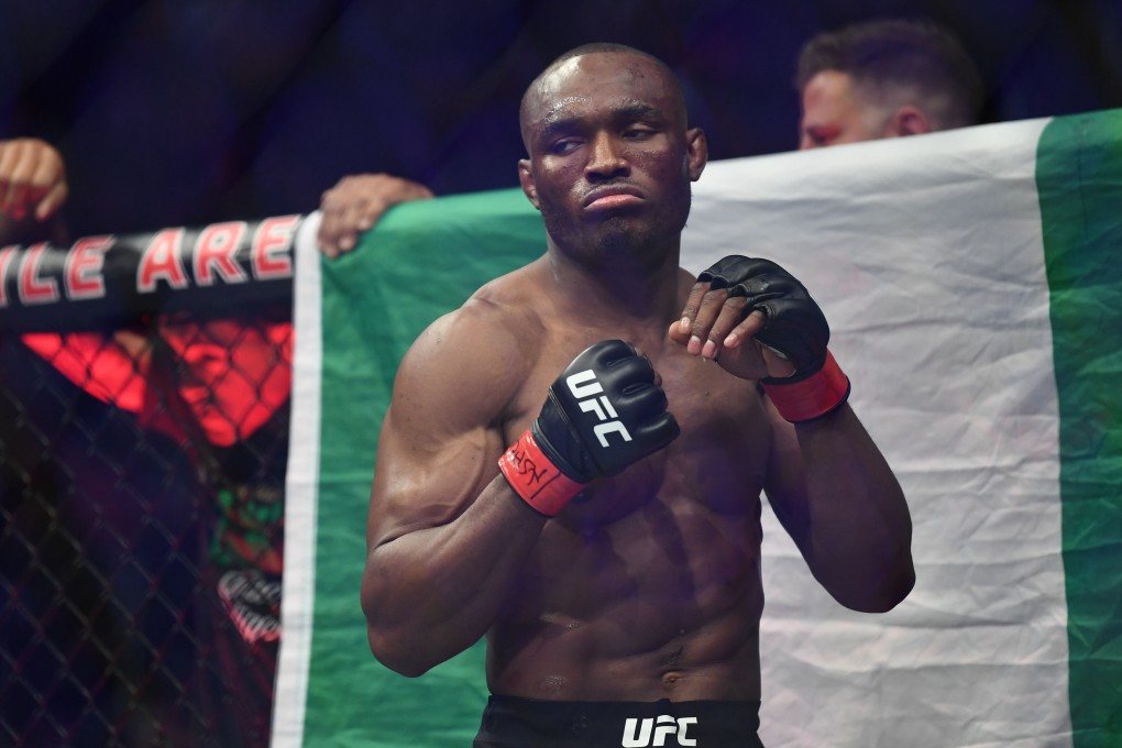 Kamaru Usman ahead of his welterweight title defence against Colby Covington at UFC 245. Photo: USA Today Sports