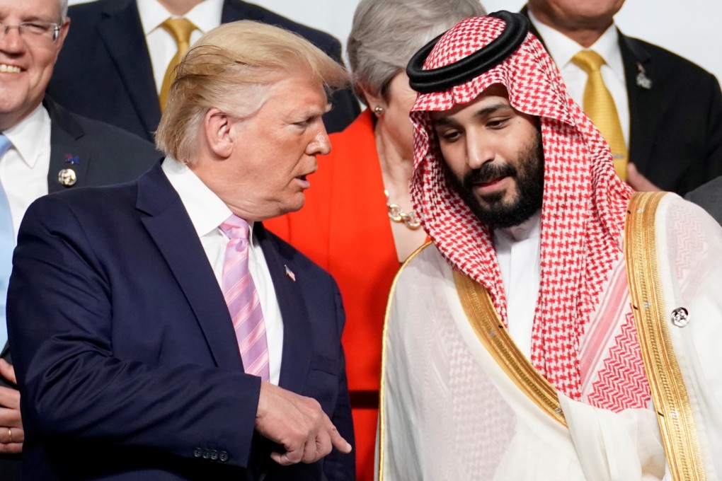 US President Donald Trump with Saudi Arabia’s Crown Prince Mohammed bin Salman. Photo: Reuters