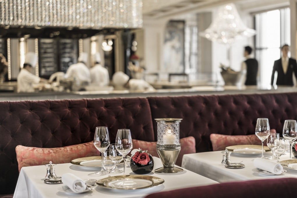 Caprice features crystal chandeliers and an open kitchen. Photos: handouts