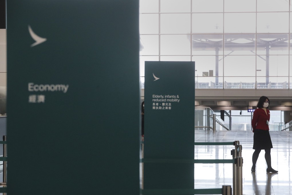 A flight attendant for Cathay Pacific was among the Covid-19 cases confirmed by Hong Kong authorities on Wednesday. Photo: Felix Wong