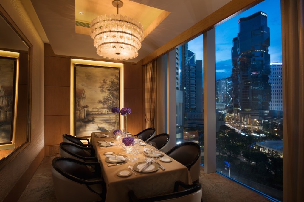The private dining room – with majestic views – at Nicholini’s. Photos: handouts