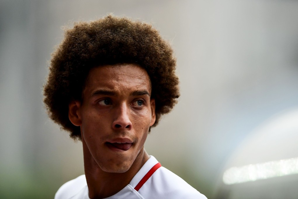 Axel Witsel in action for Chinese Super League side Tianjin Quanjian in the 2017 season. Photo: AFP