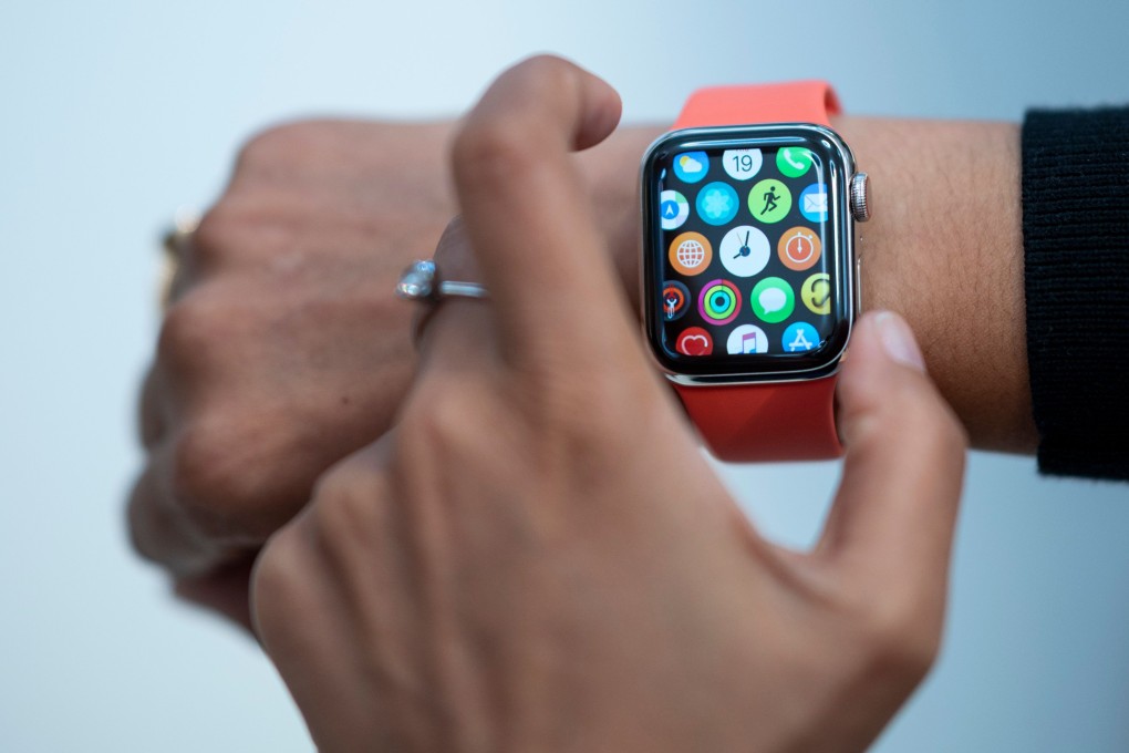 Apple led the overall global wearables market with a 31.7 per cent share, up from 27 per cent a year before. Photo: AFP