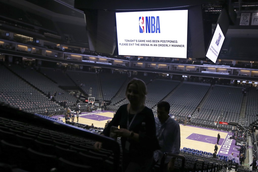 The NBA became the first major North American sports league to postpone its season after one of its players tested positive for Covid-19. Photo: AP