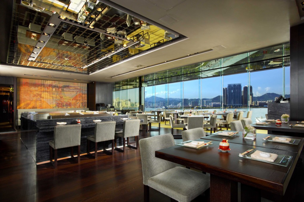 Shikigiku has a Zen-like interior with floor-to-ceiling windows overlooking Victoria Harbour. Photos: handouts