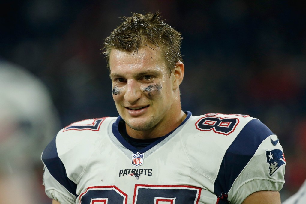 Rob Gronkowski, also known as “Gronk” to fans, is about to join the WWE. Photo: AFP