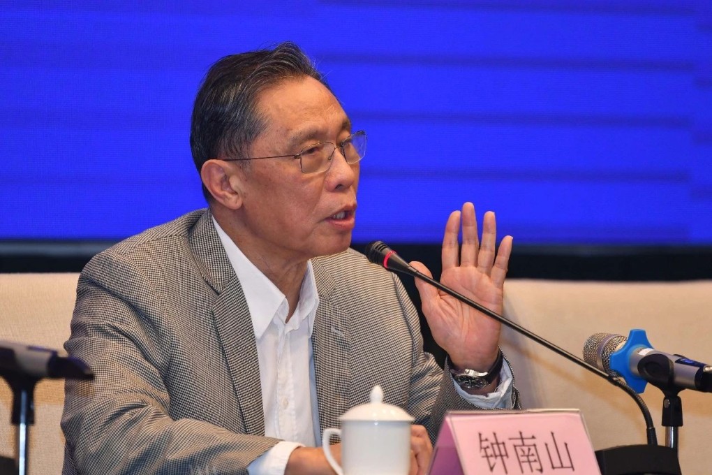 Zhong Nanshan said the country had entered a new phase in the battle against the disease. Photo: Xinhua