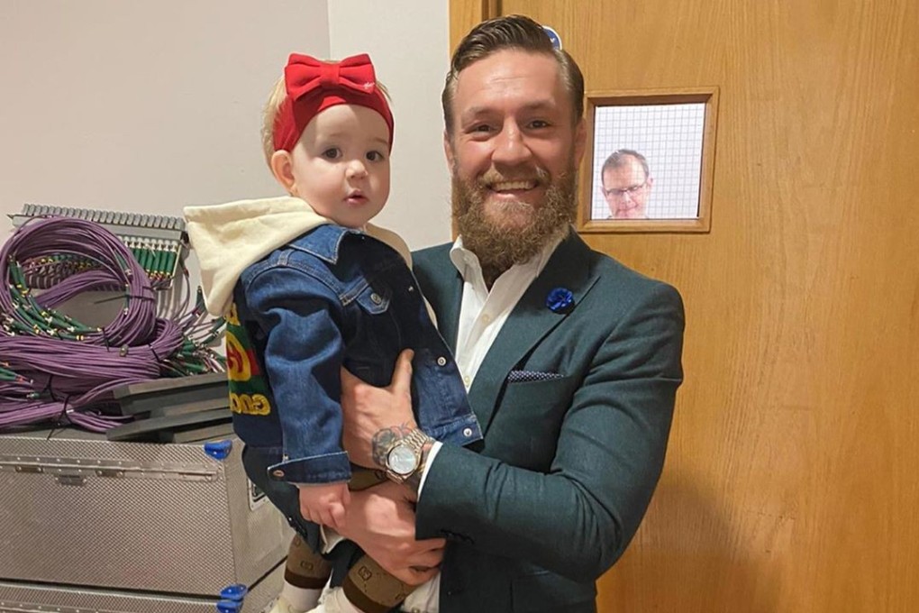 Conor McGregor with his daughter in Ireland. Photo: Instagram