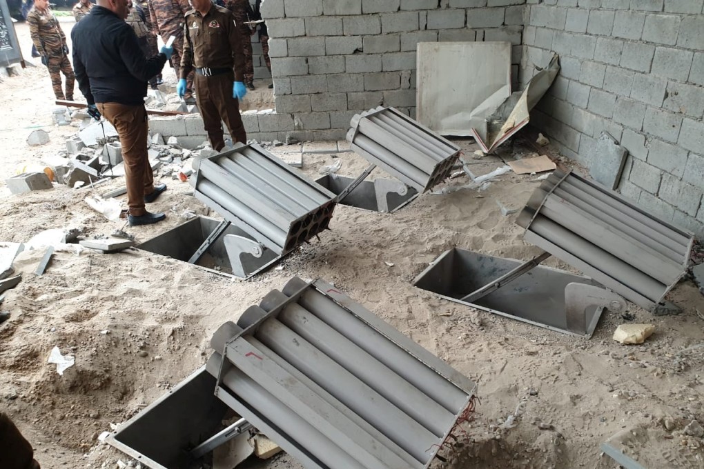 Katyusha rocket launchers found by the Iraqi Army. Photo: Handout via Reuters