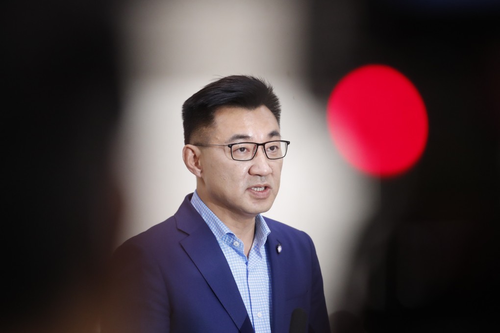 Johnny Chiang Chi-chen, 48, is the KMT’s youngest-ever chairman. Photo: EPA-EFE