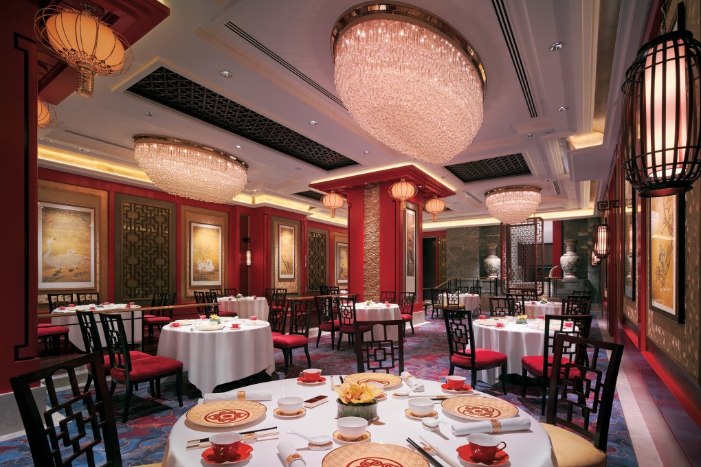 Shang Palace has high ceilings and a vermilion and gold theme. Photos: handouts
