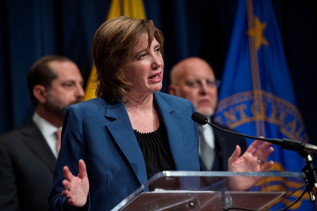 Dr Nancy Messonnier, director of the National Centre for Immunisation and Respiratory Diseases, has been sidelined after warning of community spread of the novel coronavirus in the US. Photo: Reuters