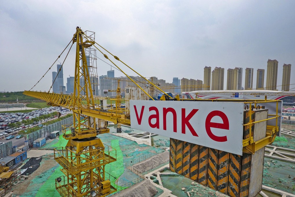 View of a China Vanke construction site in Tianjin. Photo: SCMP
