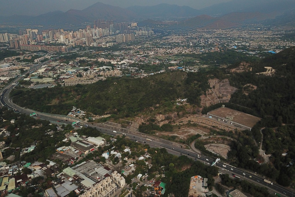 The view from Hung Shui Kiu towards Shap Pat Heung, where there are a number of brownfield sites. Photo: Roy Issa