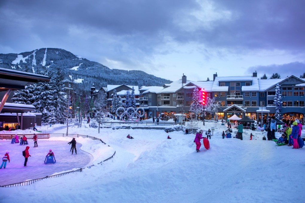 Ice skating in Whistler, British Columbia. Photo: Tourism Whistler/Justa Jeskova