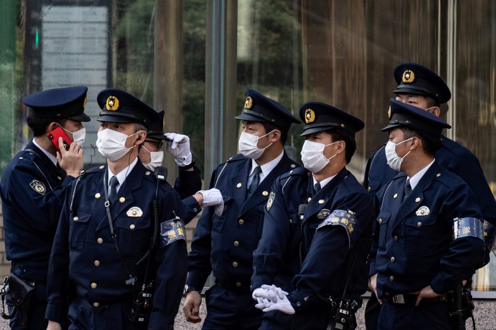 Japanese police had planned to question the man on suspicion of obstruction of business after he was discharged, but he died in hospital. Photo: AFP