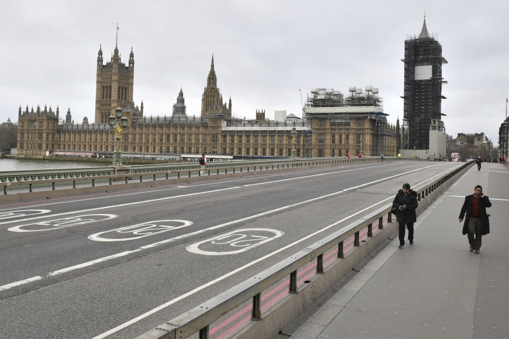 Britain, in announcing its £330 billion (US$400 billion) stimulus package on Tuesday, said lockdowns could last up to 18 months until a vaccine becomes available, while the Australian government said quarantines could continue for six months. Photo: AP