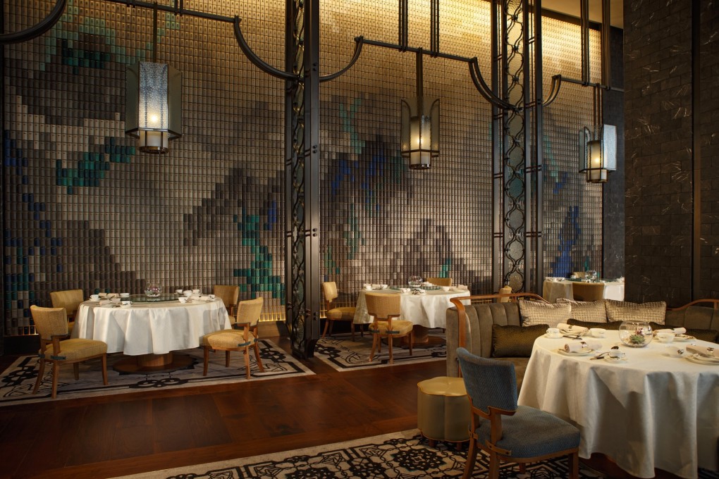 The dining room at Dynasty features a beautiful bamboo wall. Photos: handouts