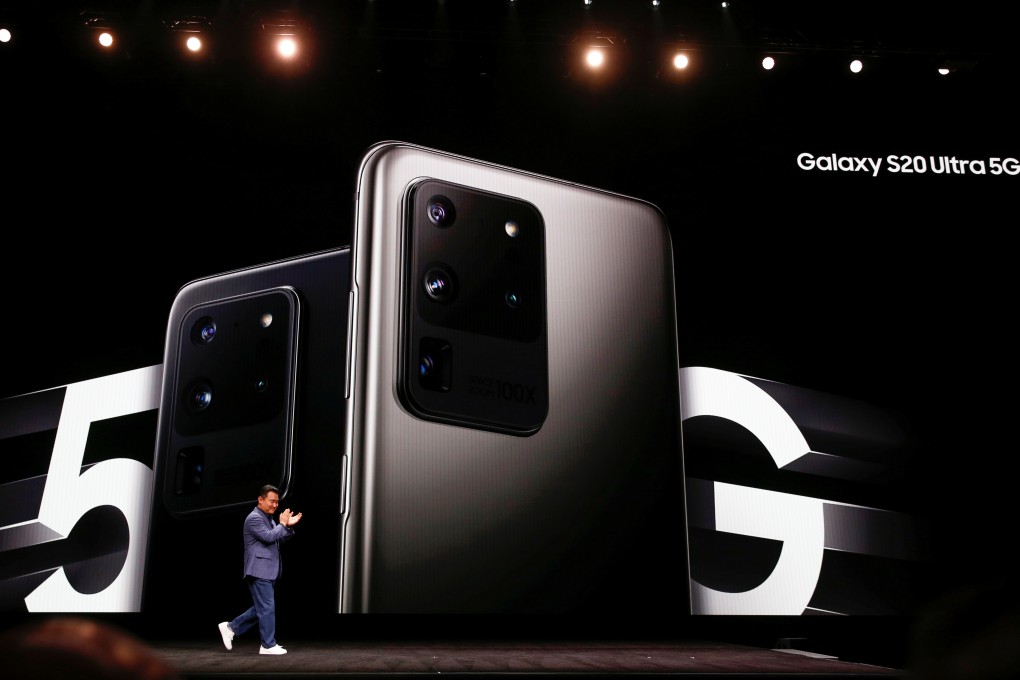 Samsung Electronics unveils the Galaxy S20 Ultra 5G smartphone in San Francisco, California, February 11, 2020. Photo: Reuters