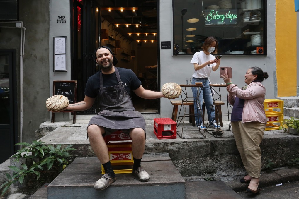 Zahir Mohamed outside Baked, in Central. Photo: SCMP / Jonathan Wong