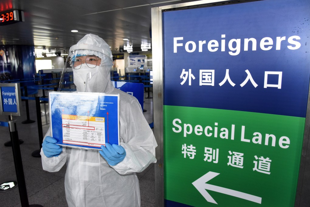 Travellers arriving from overseas are now subject to strict quarantine rules in Beijing and Hong Kong in a bid to prevent a second wave of the coronavirus pandemic. Photo: Xinhua