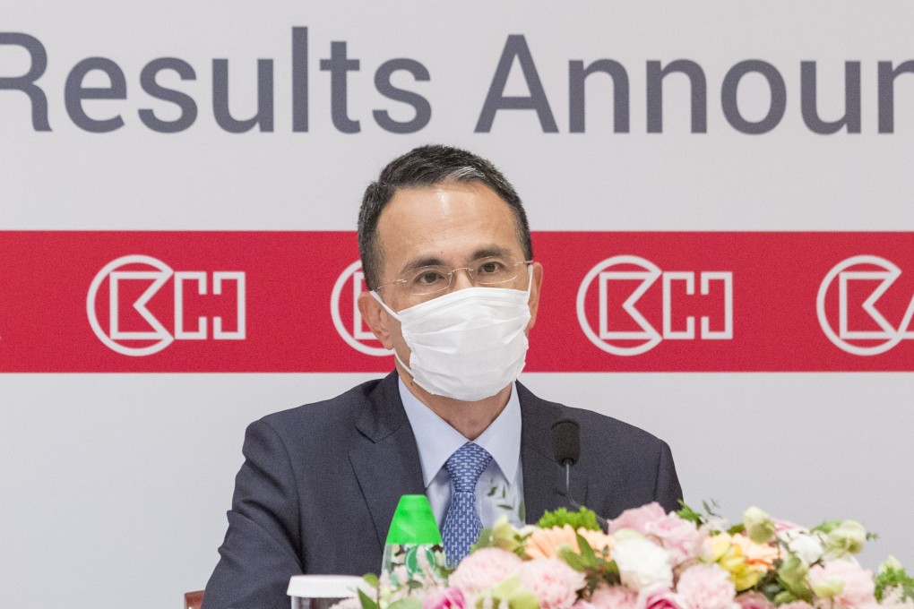 Victor Li Tzar-kuoi, Chairman of CK Asset Holdings, during an online press conference on the annual results 2019 in Central. Photo: CK Asset Holdings