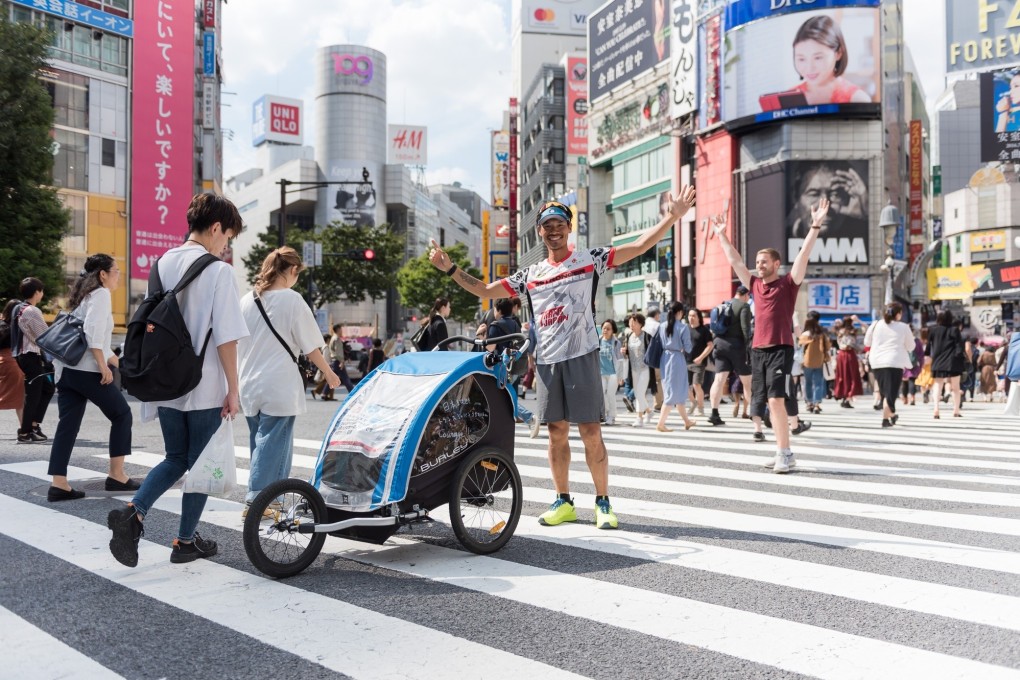 The busy streets of Tokyo present a different challenge to hours on a treadmill. Photo: Handout