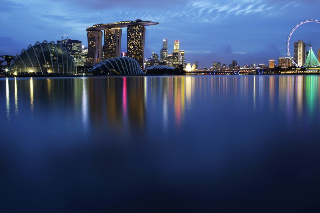 The conversion of Marina Bay into a downtown reservoir is part of Singapore’s plan for water resilience. Photo: Reuters