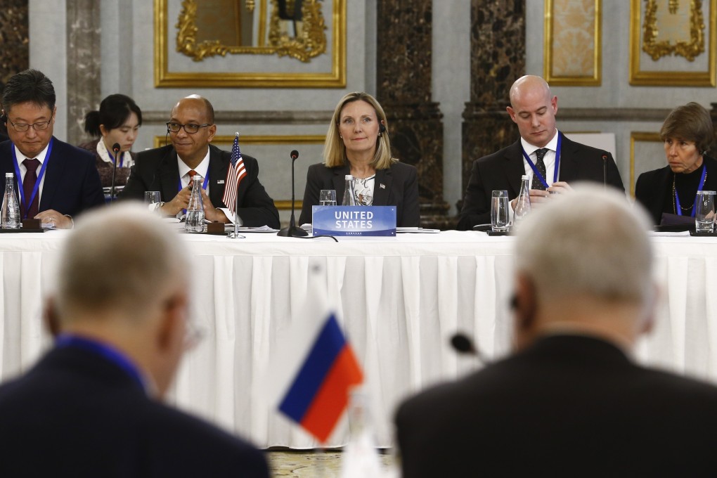 US and Russian delegations attend the Non-Proliferation of Nuclear Weapons (NPT) conference in Beijingin January 2019. Photo: EPA-EFE
