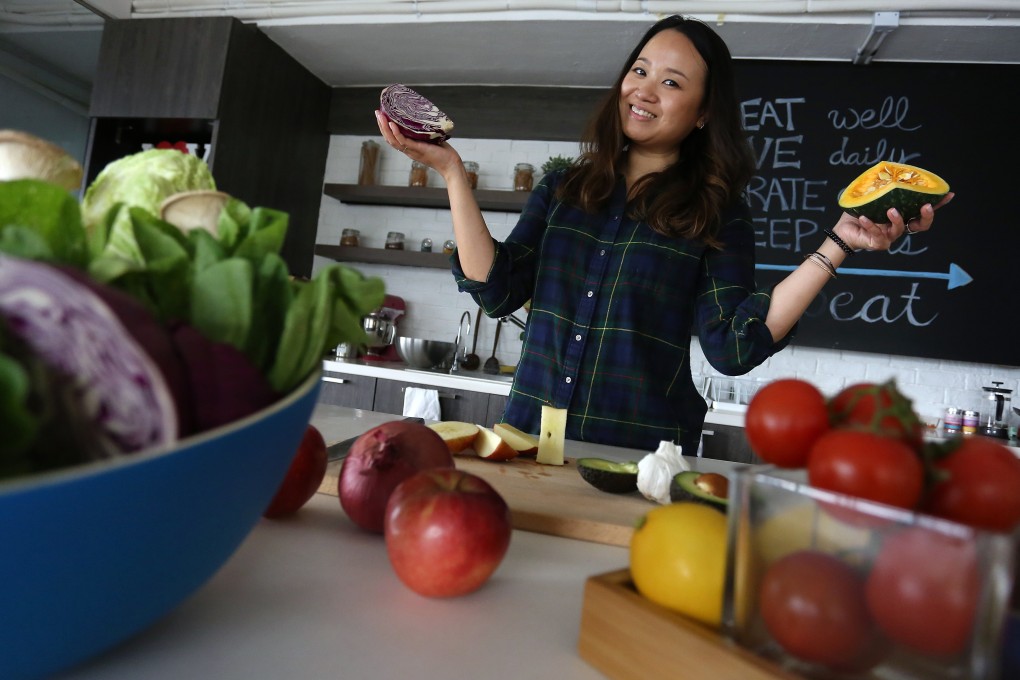 Cancer survivor and nutritionist Denise Tam at her family’s Food For Life organic health shop in Aberdeen, Hong Kong. Photo: Jonathan Wong