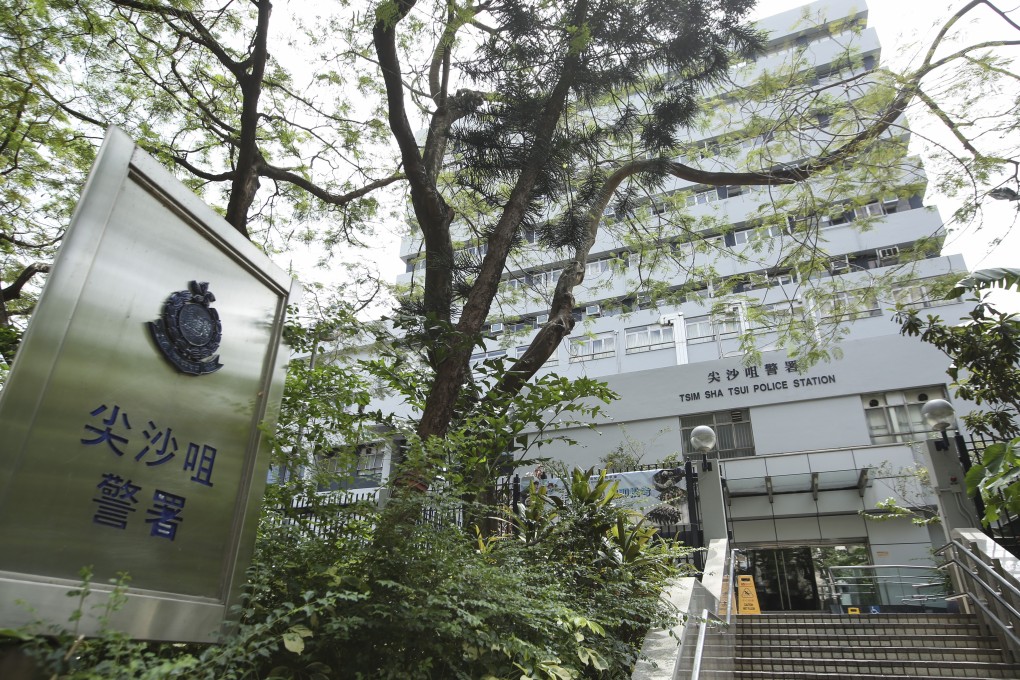 Tsim Sha Tsui police station, where the suspects are being held. Photo: Edmond So