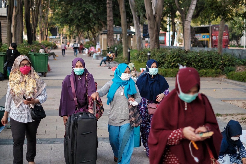 All resident returning to Hong Kong from foreign countries now face a 14-day home quarantine period. But where does that leave the domestic workers who by law are required to live with them? Photo: Sun Yeung