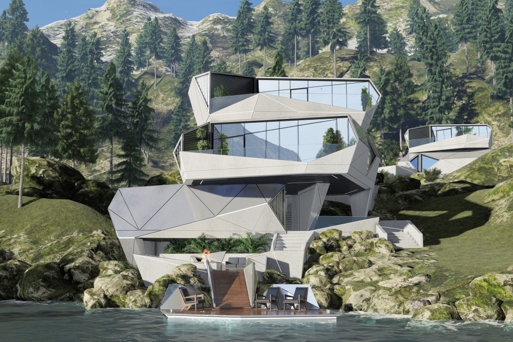 An artist’s impression of the Cyberhouse bunker designed by Russian architectural firm Modern House, which claims to provide a “system of protection against coronaviruses”. Photo: Handout