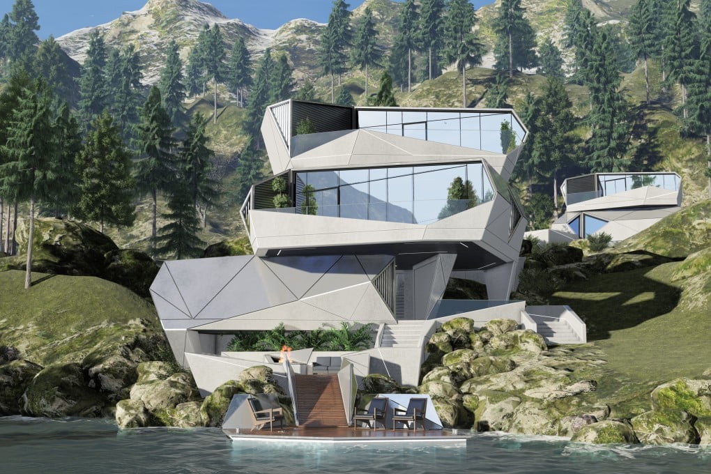 An artist’s impression of the Cyberhouse bunker designed by Russian architectural firm Modern House, which claims to provide a “system of protection against coronaviruses”. Photo: Handout