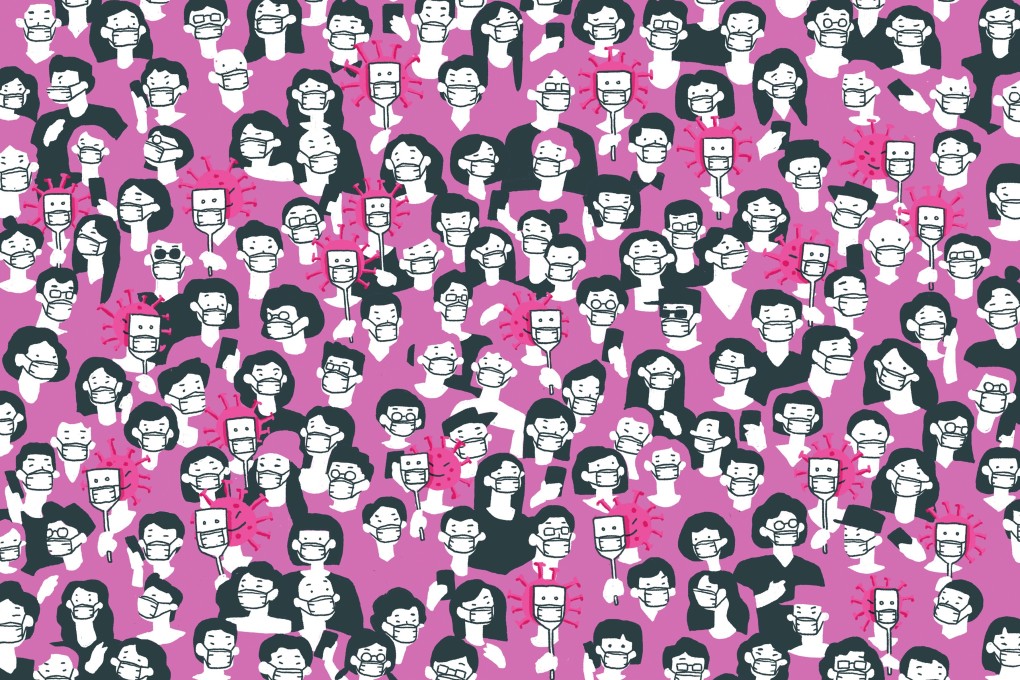 Scientists have been unable to agree on what role asymptomatic transmission plays in spreading Covid-19. Illustration: Perry Tse