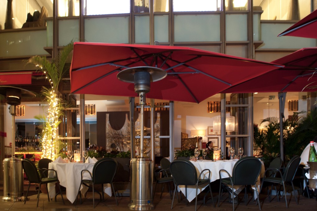 Dine and relax in the garden at Gaia Ristorante. Photo: handouts