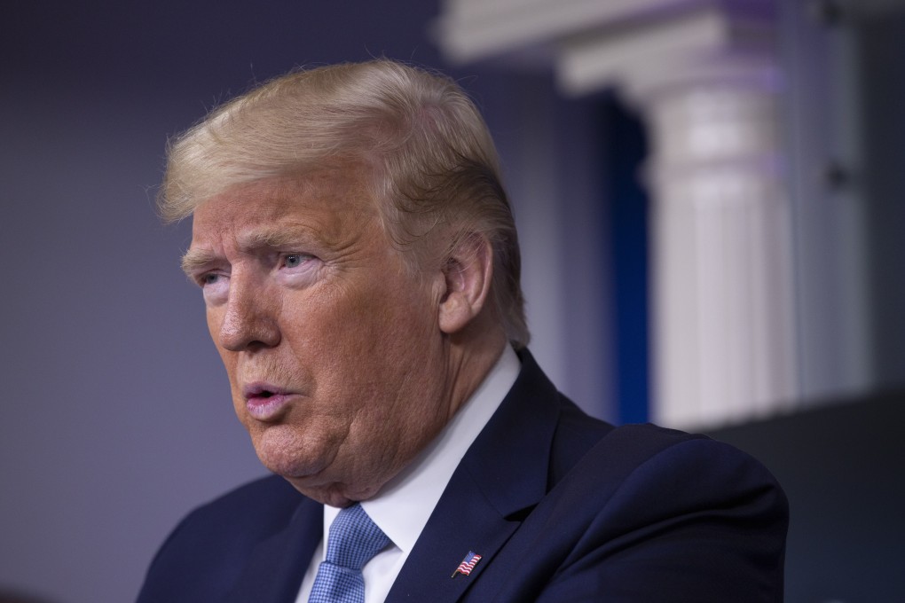 US President Donald Trump says he has not been slow to act in the coronavirus crisis. Photo: EPA-EFE