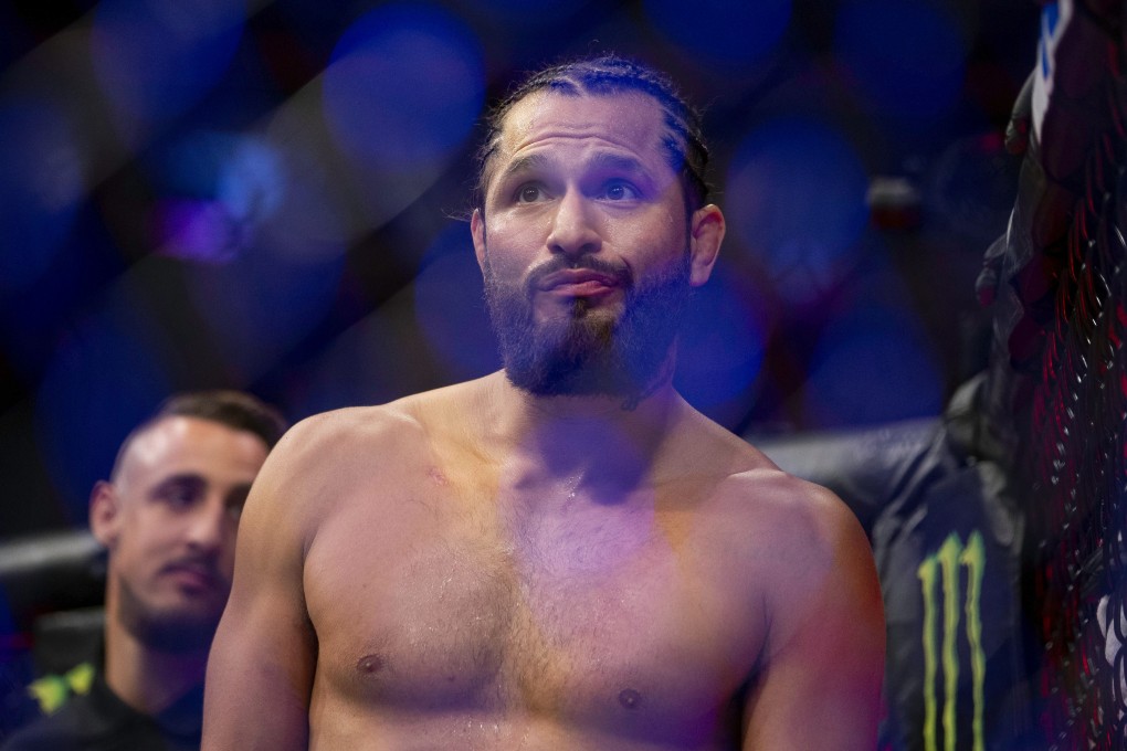 Jorge Masvidal after his knockout victory against Ben Askren at UFC 239 in Las Vegas in 2019. Photo: AP
