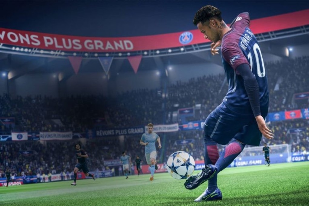 Neymar of PSG in action on the Fifa 20 video game, made by EA Sports. Photo: EA Sports