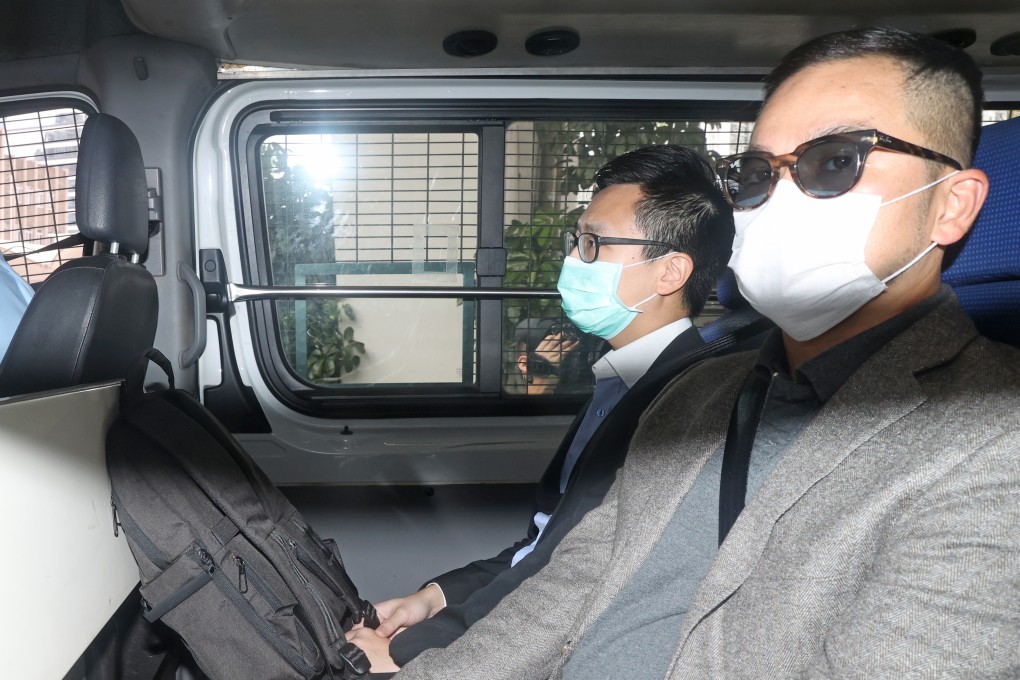 Eugene Yeoh Kim-loong, the former joint-head of HKEX’s IPO vetting team, right, faces two charges. Photo: Handout