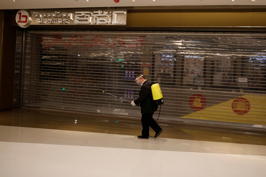 The coronavirus forced the closure of cinemas across the country on January 24, a day before the Lunar New Year holiday. Photo: Reuters