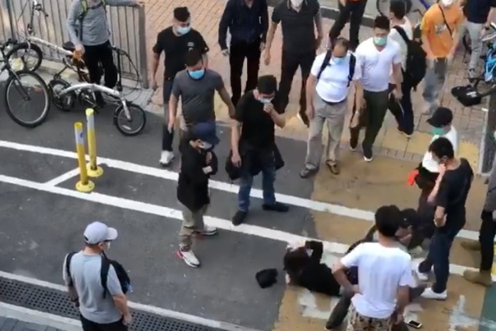 The two activists and their assistant were attacked and injured. Photo: Handout