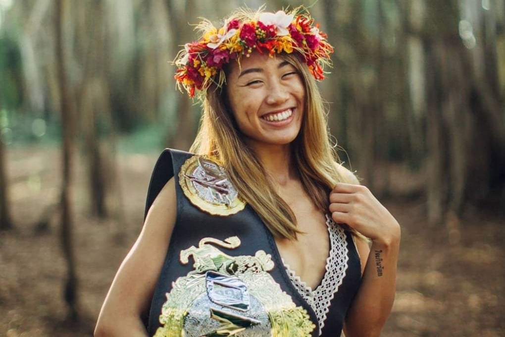 One Championship’s Angela Lee poses on Girls’ Day in March. Photo: Instagram/angelaleemma