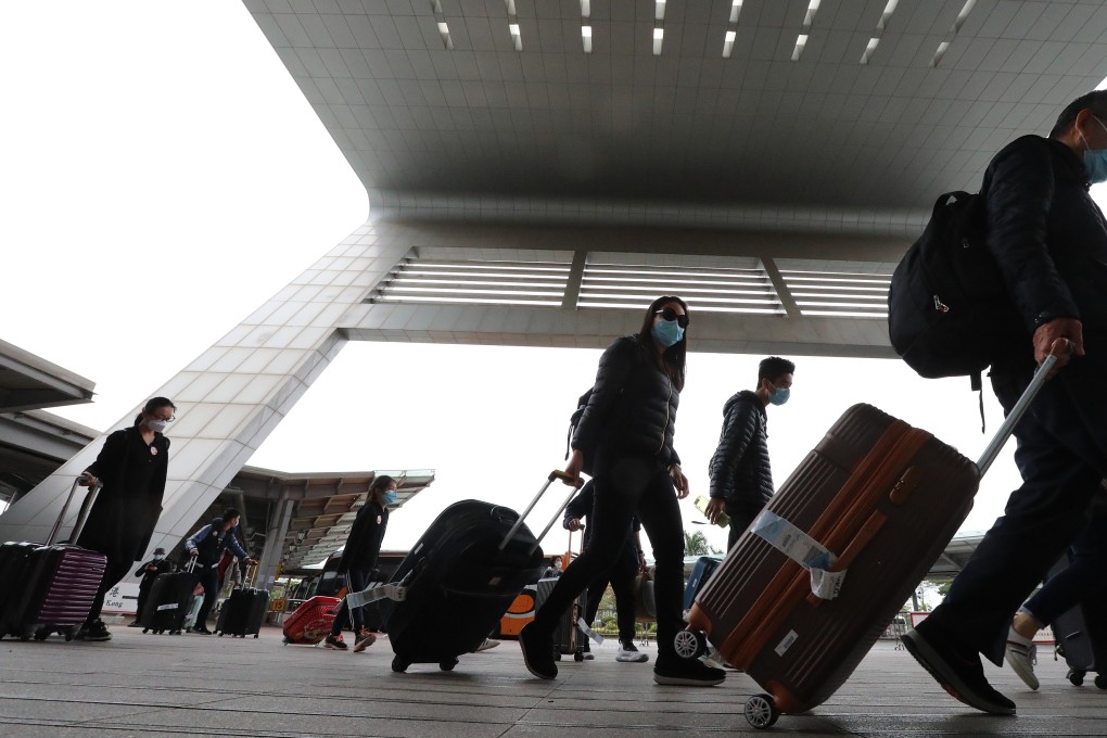 The convicted man passed through Shenzhen Bay port on March 8, a month after quarantine rules came in for people arriving from north of the border. Photo: Felix Wong