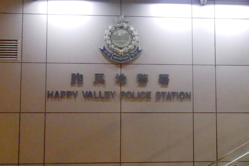 The firebombers struck at Happy Valley Police Station. Photo: Handout.