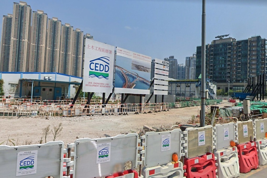 The incident occurred at the Tseung Kwan O-Lam Tin Tunnel construction site. Photo: Google